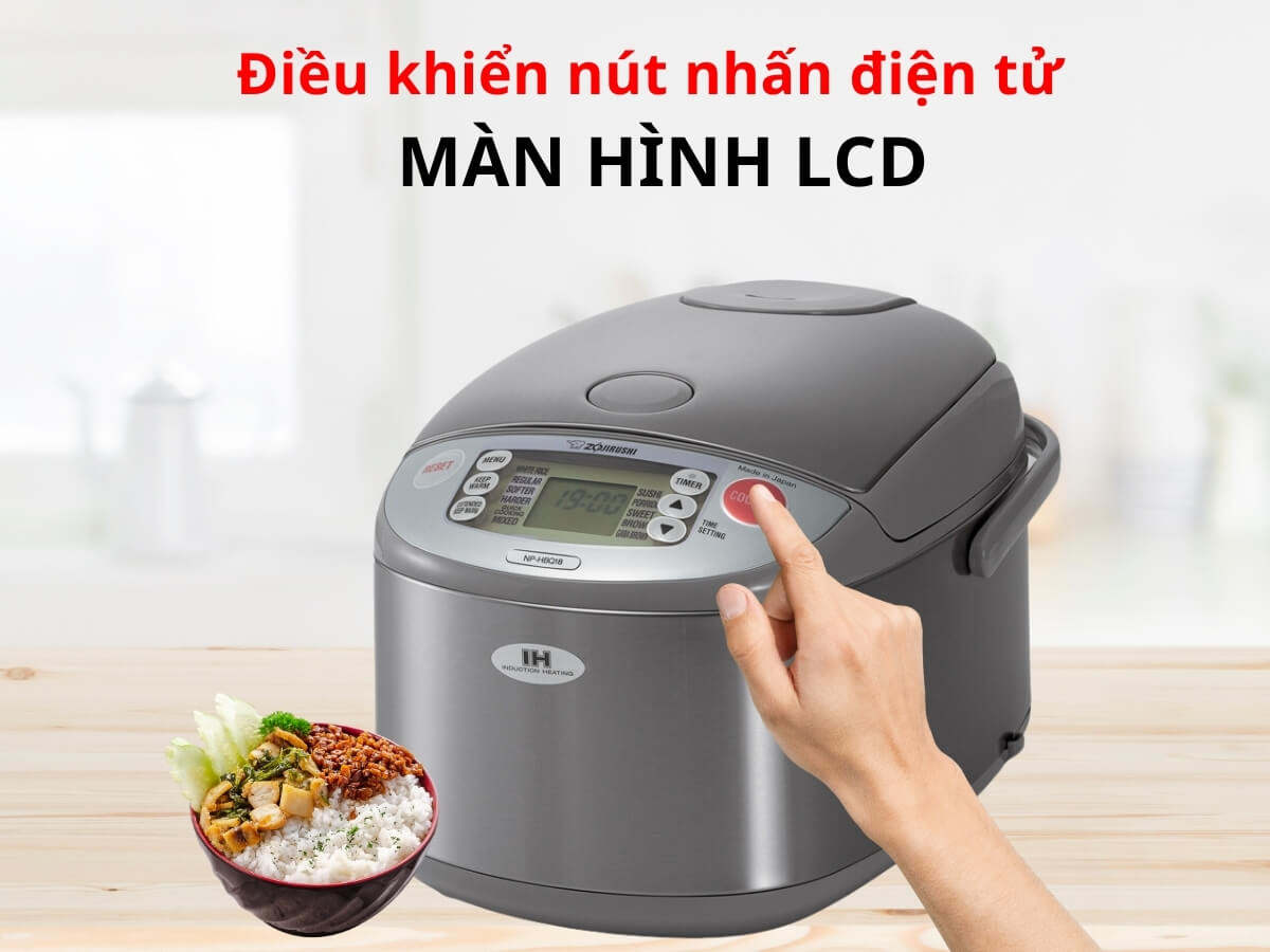 Điều khiển nút nhấn điện tử, màn hình LCD