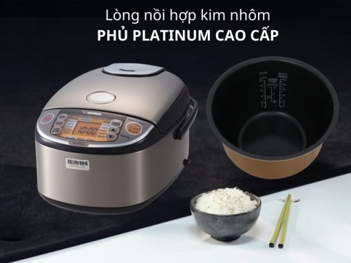 Lòng nồi dày dặn, phủ Platinum cao cấp