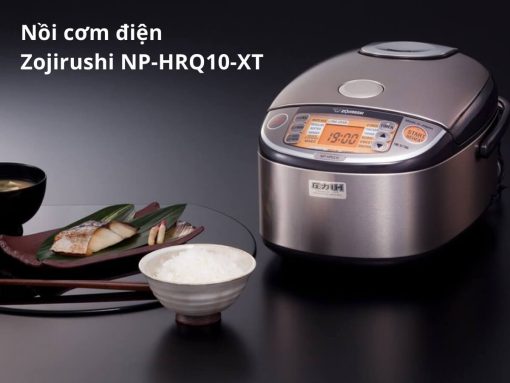 Nồi cơm điện cao tần Zojirushi NP-HRQ10-XT dung tích 1.0 lít, thiết kế sang trọng