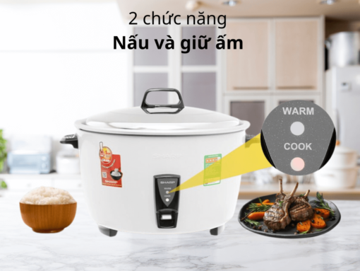 2 chức năng nấu và giữ ấm