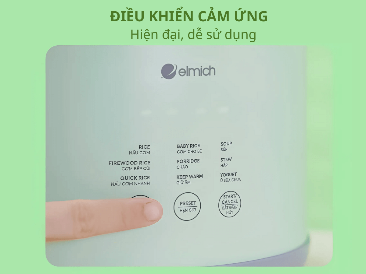 Điều khiển cảm ứng hiện đại, dễ sử dụng