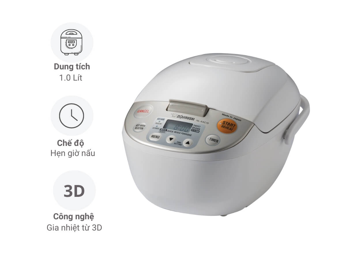 Nồi cơm điện tử Zojirushi NL-AAQ10-CA