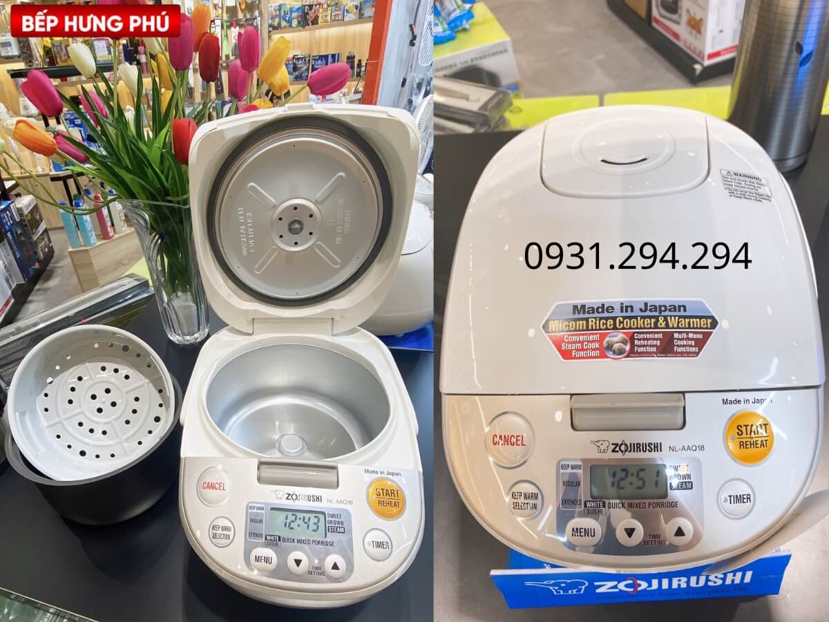 Nồi đi kèm xửng hấp tiện lợi, nắp phụ dễ tháo lắp