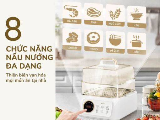 8 chế độ nấu tự động tiện dụng
