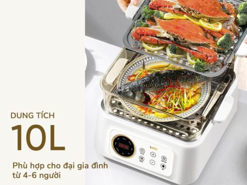 Thiết kế 2in1, dung tích 10 lít