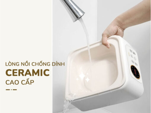 Lòng nồi gốm Ceramic chống dính, an toàn sức khoẻ