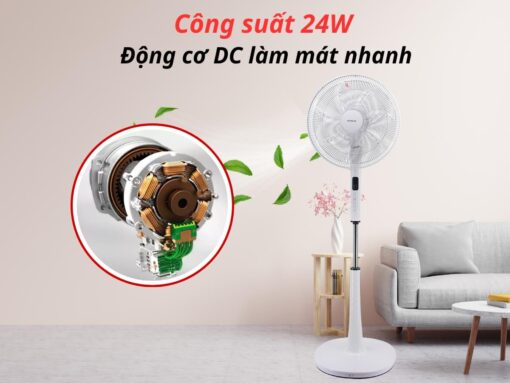 Quạt đứng Hitachi LF-D6RCWM