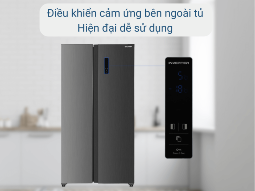 Điều khiển cảm ứng bên ngoài cửa tủ