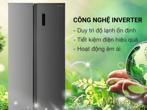 tủ lạnh sharp sj-sbx530v-sl inverter 532l (3) Công nghệ Inverter tiết kiệm điện