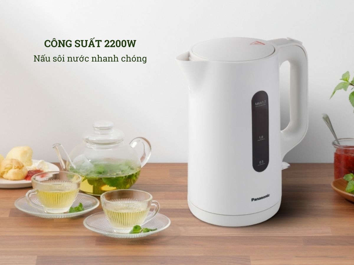 ấm siêu tốc panasonic nc-k101wra 1,7l