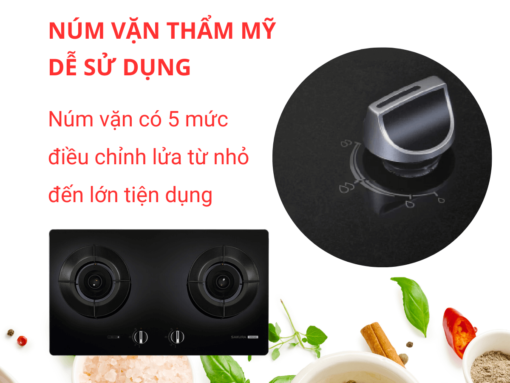 Núm vặn thẩm mỹ, dễ sử dụng