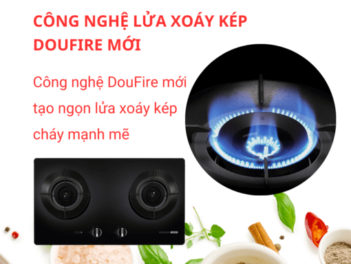 Công nghệ lửa xoáy kép DouFire mới