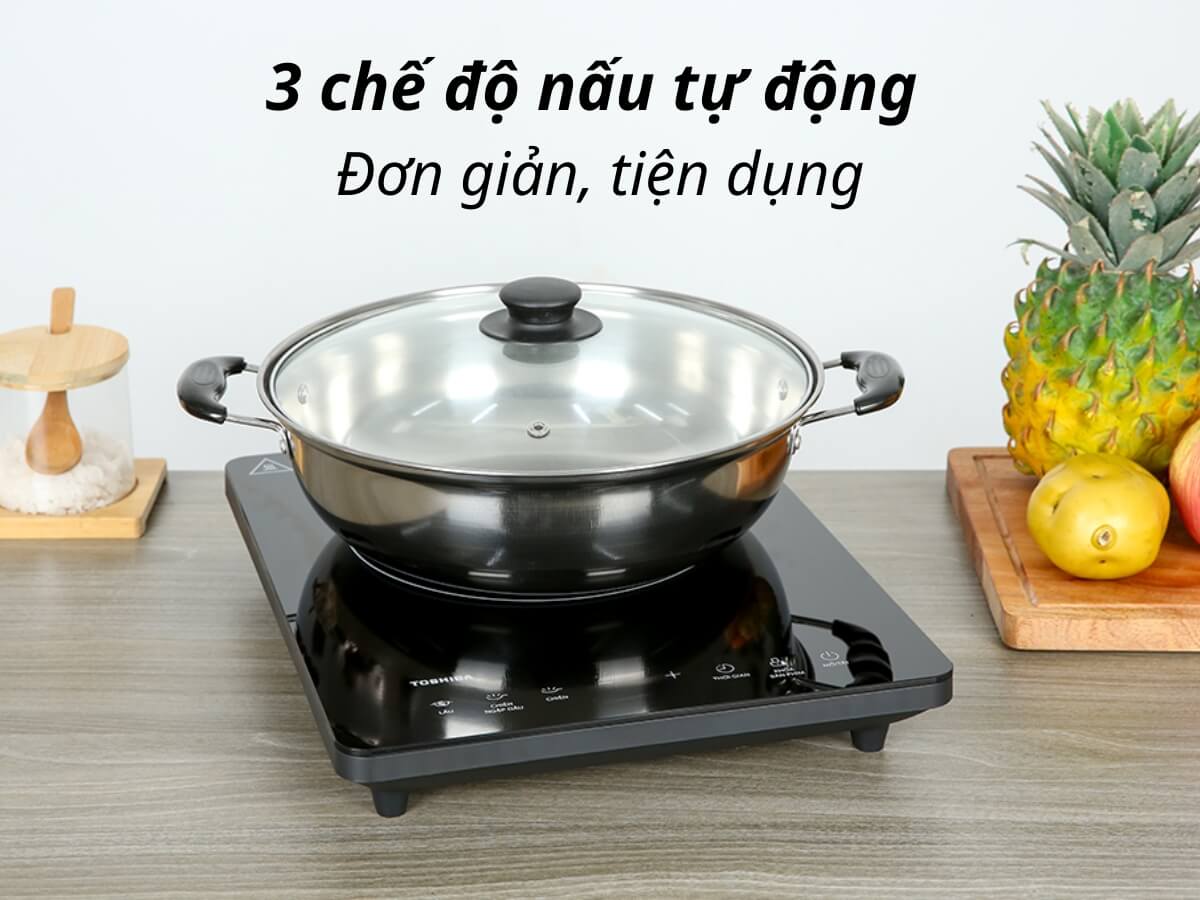 3 chế độ nấu tự động tiện dụng