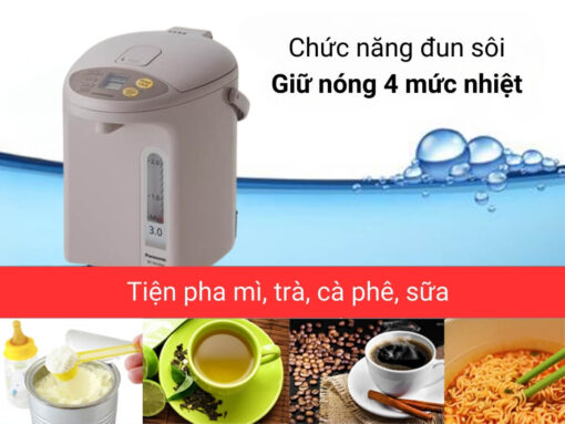 Chức năng đun sôi và giữ nóng 4 mức nhiệt