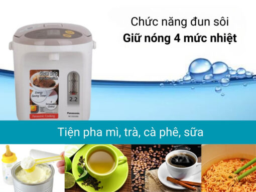 Chức năng đun sôi và giữ nóng 4 mức nhiệt