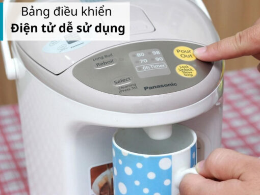 bình thủy điện panasonic nc-eg3000csy 3l (5) Bảng điều khiển điện tử dễ sử dụng