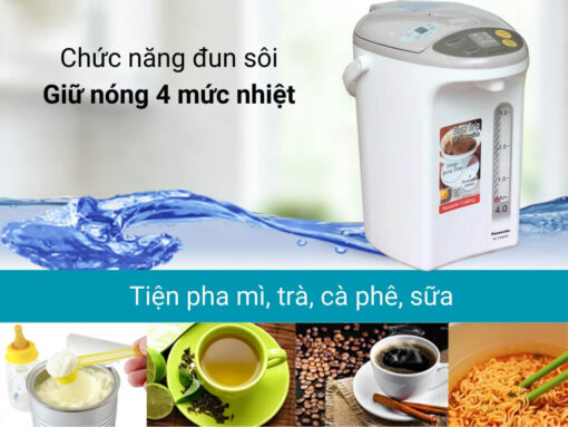 Chức năng đun sôi và giữ nóng 4 mức nhiệt