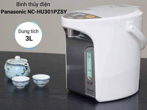 Bình thủy điện Panasonic NC-HU301PZSY dung tích 3 lít thoải mái sử dụng