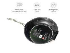 Chảo inox 3 lớp vân đá Fivestar 26cm