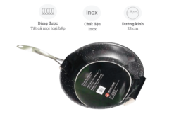 Chảo inox 3 lớp vân đá Fivestar 28cm