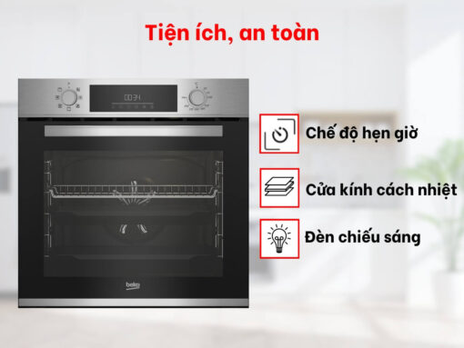 lò nướng beko bbim12300x (5) Tính năng tiện ích khác