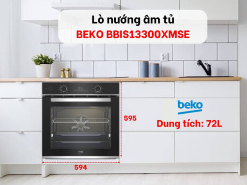 lò nướng beko bbis13300xmse Lò nướng Beko BBIS13300XMSE dung tích lớn 72 lít