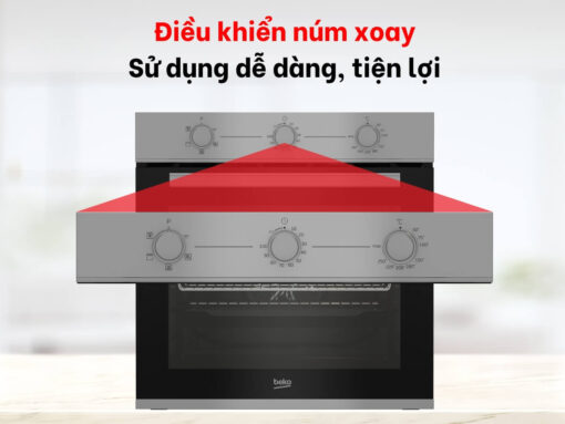 lò nướng beko bbxif22100s (3) Điều khiển núm xoay dễ sử dụng