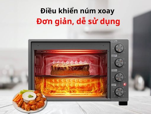 Điều khiển núm xoay dễ sử dụng
