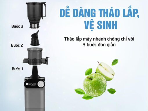 Dễ dàng tháo lắp và vệ sinh
