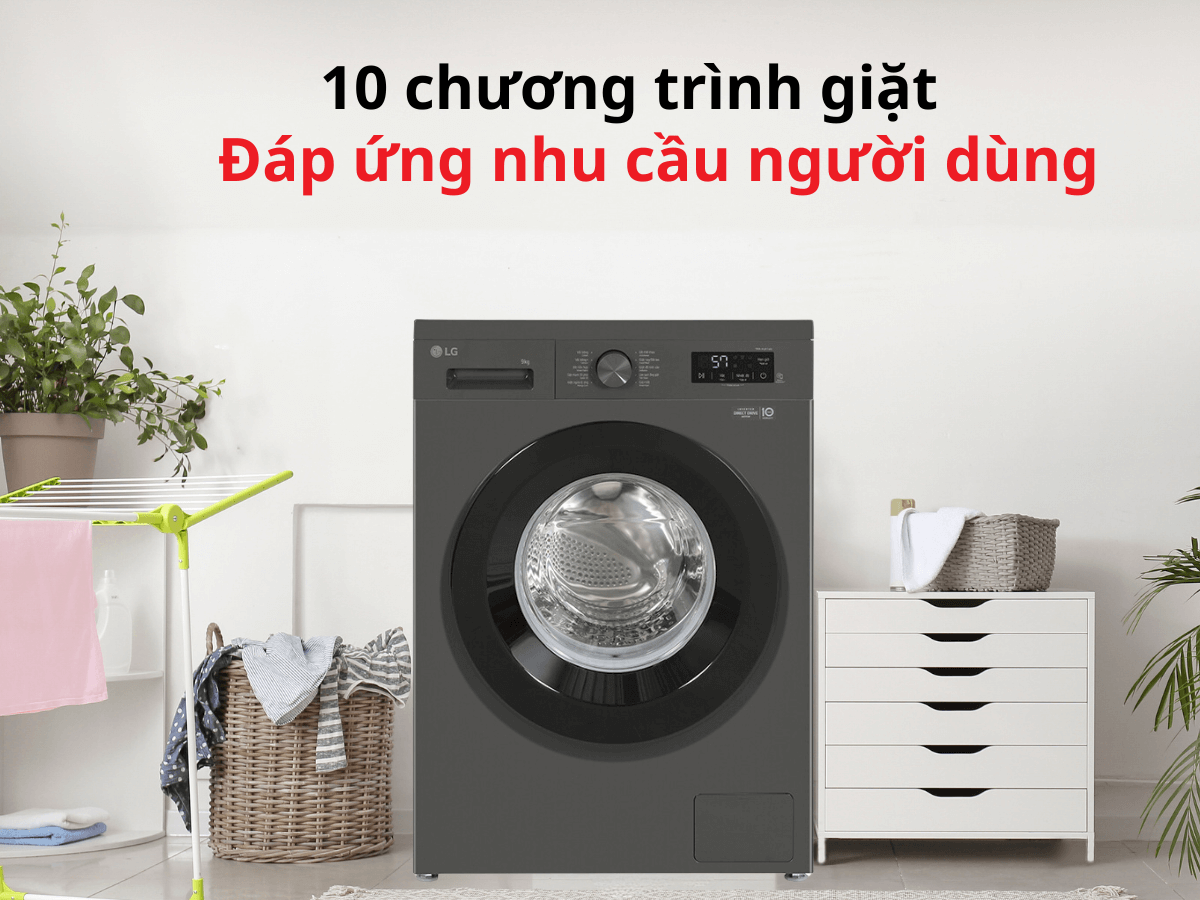 Đa dạng chương trình giặt