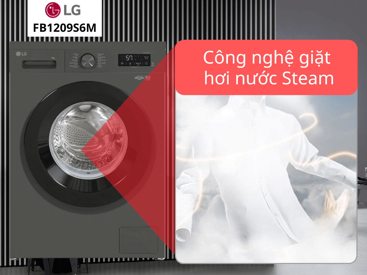 Công nghệ giặt hơi nước Steam