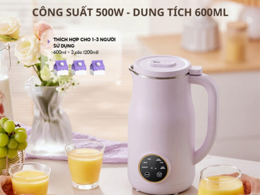 Công suất 500W - dung tích 600ml