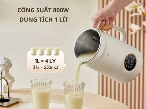 Công suất 800W - dung tích 1 lít