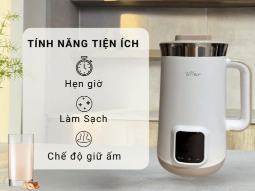 máy làm sữa hạt bear sb-sh12h Tính năng tiện ích khác