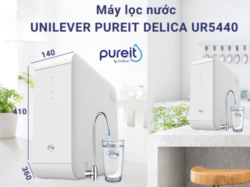 Máy lọc nước Unilever Pureit Delica UR5440 thiết kế để bàn/để gầm tiện lợi