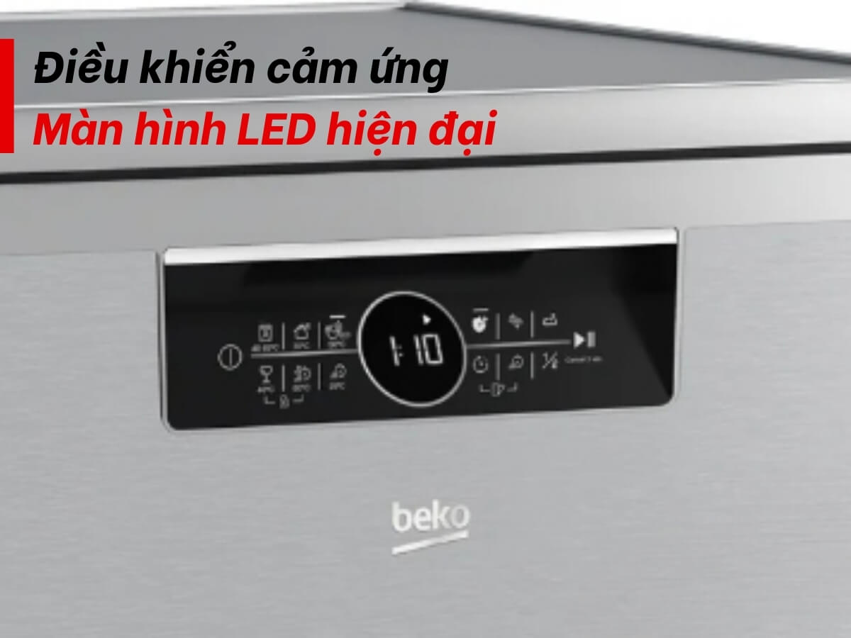 Điều khiển cảm ứng và màn hình LED hiện đại
