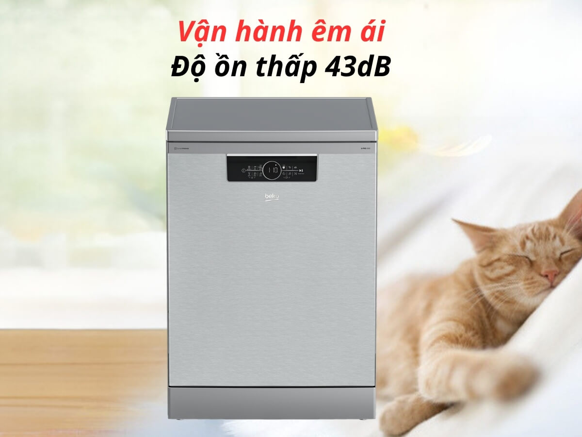 Vận hành êm ái, độ ồn 43dB