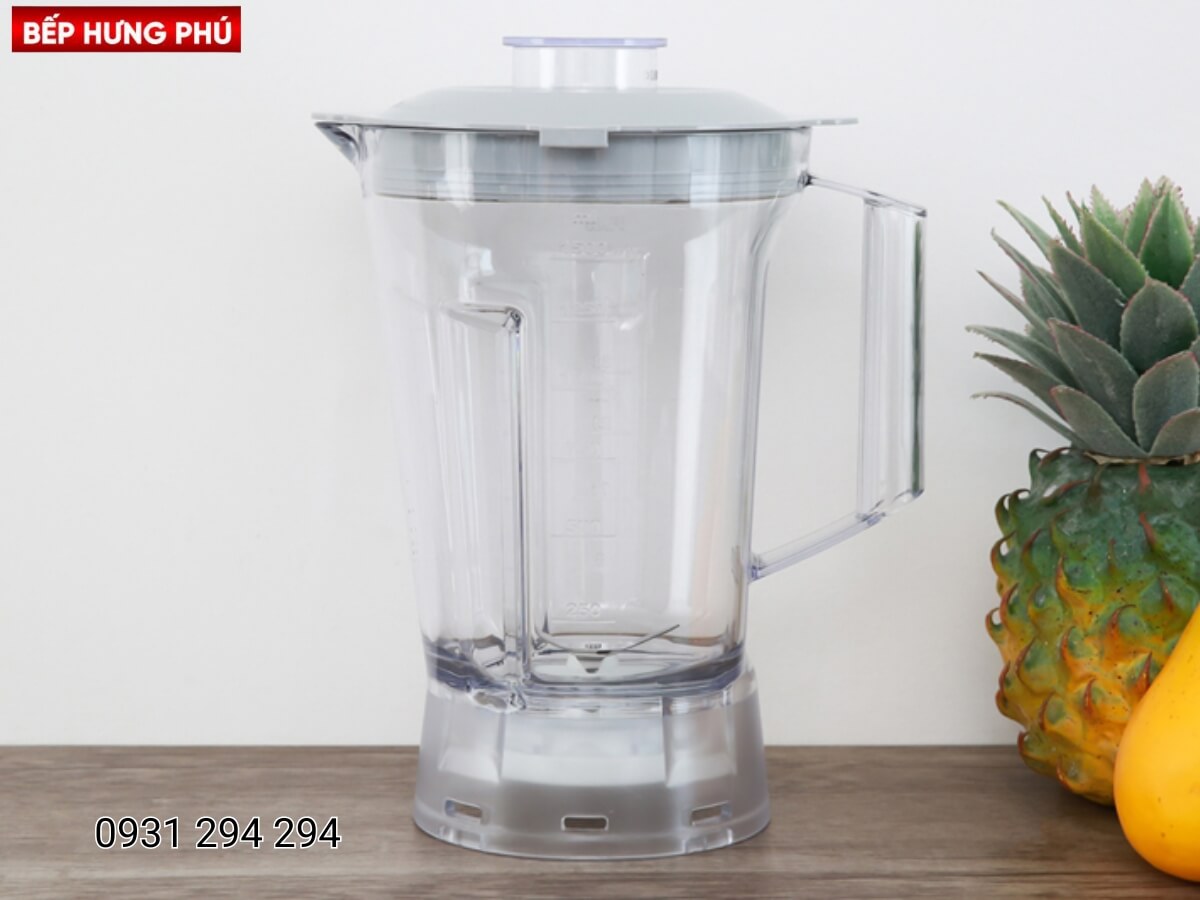 Xay sinh tố với cối xay bằng nhựa dung tích 1.5 lít