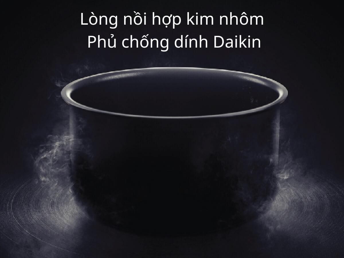 Lòng nồi hợp kim nhôm phủ chống dính Daikin