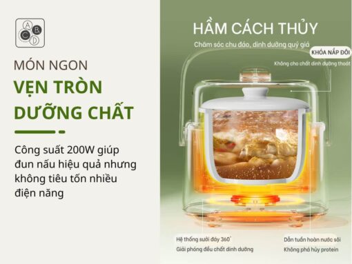Công nghệ nấu chậm cho món ngon vẹn tròn dưỡng chất