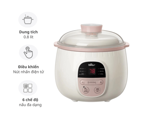 Nồi nấu chậm Bear SUBE001