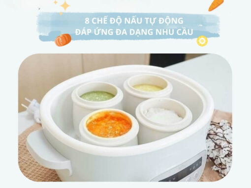 8 chế độ nấu tự động