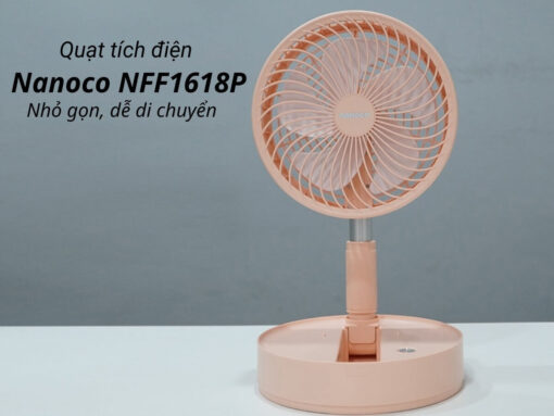 Quạt tích điện Nanoco NFF1618P