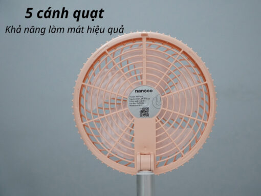 5 cánh quạt, khả năng làm mát hiệu quả