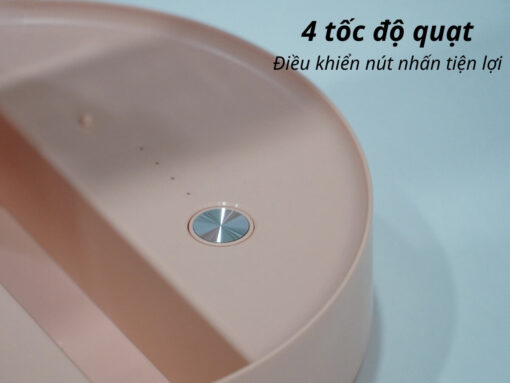 4 tốc độ quạt, điều khiển nút nhấn tiện lợi