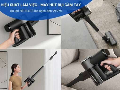 Hiệu suất làm việc - Máy hút bụi cầm tay