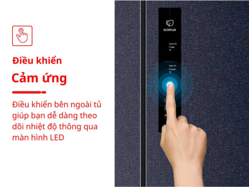 Điều khiển cảm ứng bên ngoài cửa tủ