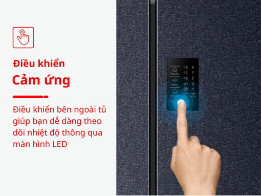 Điều khiển cảm ứng bên ngoài cửa tủ