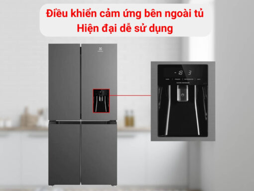 Điều khiển cảm ứng bên ngoài cửa tủ