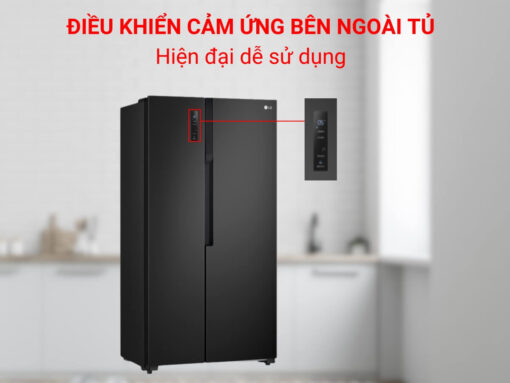 Điều khiển cảm ứng bên ngoài cửa tủ